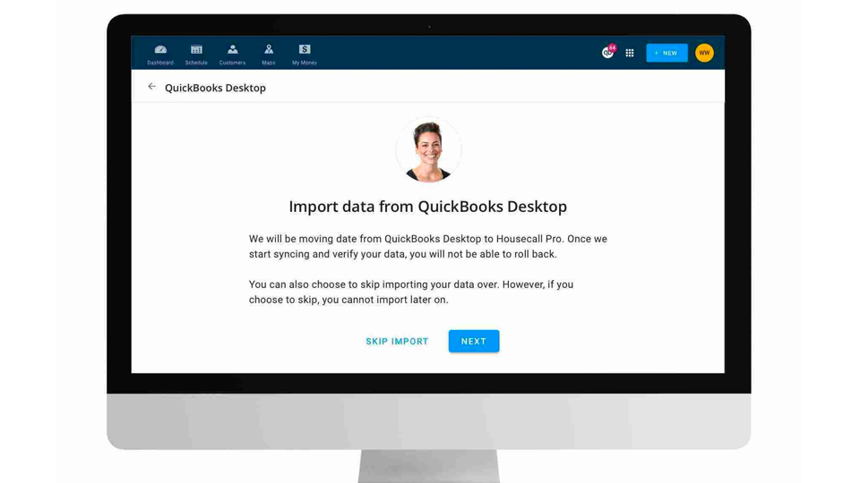 Housecall Pro provides seamless integration with both QuickBooks Online and Desktop 