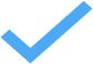light blue checkmark 