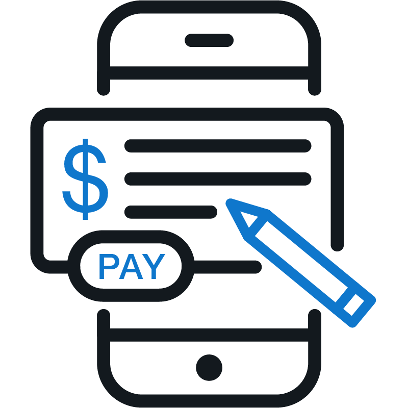 line art of paid invoice on phone Housecall Pro is the #1 all-in-one solution for home service businesses. Over 25,000 field service professionals are using Housecall Pro, join their success today.